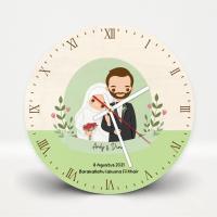 ราคา [กิโลวัตต์] นาฬิกาแขวนไม้แบบกําหนดเองที่ไม่ซ้ําใครมุสลิม ซีอาริ ของขวัญแต่งงานฟรีของขวัญแต่งงาน (26882045659)