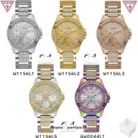 ราคา Guess ของแท้100% ปฏิทินสามตาเพชรพร้อมนาฬิกาผู้หญิงส่องสว่าง W1156L1 W1156L2 W1156L3-40MM นาฬิกาแบรนด์ พร้อมส่ง FA-28 (22337473712)