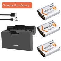 ราคา NP-BX1แบตเตอรี่ Fast Charger กล่อง TF Card สำหรับ Sony HX300 HX400 HX50 RX100 AS15 WX350 DSC RX1 (23942165097)
