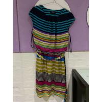 ราคา Guess Dress Womens Size 2 ผูกเอวเอวยางยืดลายทางหลากสี (52151467199)