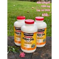ราคา Kirkland Fish Oil 1000 mg. (400Softgels) น้ำมันปลา 400 Tab #แท้ 100 #นำเข้าจากอเมริกา (13388888085)