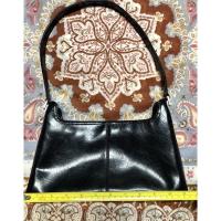 ราคา กระเป๋ามือสอง#liz claiborne#กระเป๋าหนังแท้มือสองสีดำ (6061949055)