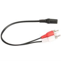 ราคา Alithai 3.5mm Stereo Audio Female Jack to 2 RCA Male Socket to Headphone CABLE (26772754477)