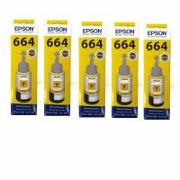 ราคา EPSON Ink bottle T664400 (Yellow) - 1SET 5 ขวด หมึกเติมยี่ห้อ เอปสัน รุ่น T6644400 สีเหลืองของแท้ ออกใบกำกับภาษีได้ (15481862544)