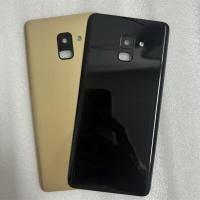ราคา สําหรับ Samsung Galaxy A8 2018 A530 A530F A8 Plus A730 ฝาหลังแบตเตอรี่กระจกด้านหลังประตูกรณีเปลี่ยนเลนส์กล้อง (46700198420)