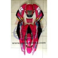 ราคา ชุดสี TENA NEW สีชมพู เฟรมรถ กรอบรถ แฟริ่ง Honda เทน่าตัวใหม่ พร้อมติดลาย (4116243984)