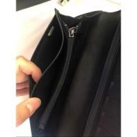 ราคา CHANEL boy มือสอง A80288 หัวเข็มขัดทอง / เงินย้อนยุคหนังแกะกรวดซิปกระเป๋าสตางค์คลิปยาวกระเป๋าสตางค์ (22064978562)