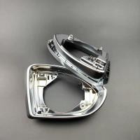 ราคา Silver Chrome ด้านข้างปีกกระจกกรอบสําหรับ VW Golf 7 MK7 7.5 GTD R GTI GTE VII หมวก E-Golf 2013-2020 เปลี่ยน matte brushed holder (54903246295)