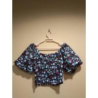 ราคา เสื้อเอวลอย แขนพอง ซิปด้านหลัง สภาพใหม่99% (4255144561)