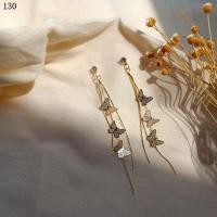 ราคา CAREU ต่างหู เงินแท้ 92.5% 14Kทองผีเสื้อ (20124459875)