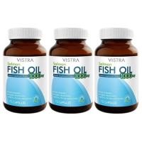 ราคา Vistra Salmon Fish Oil 1000MG 75เม็ด(3ขวด)วิสทร้าน้ำมันปลาแซลมอน1000มก (393463804)