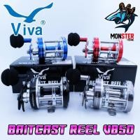 ราคา รอกเบทวีว่า VIVA BAITCAST REEL VB 50 (Black,Red,Blue,Silver) (28407569039)