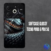 ราคา [ GT41 SNAKE ] Softcase Glossy Tecno Pova 6 Pro 5G และเคสทุกประเภท Mika Shiny Mirror Sublime Silicone Tecno Pova 6 Pro 5G (42076144771)
