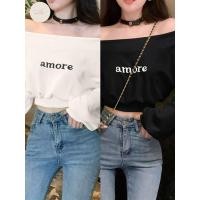 ราคา เสื้อครอปแขนยาวผู้หญิง เสื้อลุคเกาหลี สไตล์สวยน่ารัก (48150109873)