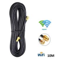 ราคา สาย RP-SMA สำหรับ เราเตอร์ WiFi ต่อ เสาอากาศ Wif และ อื่นๆ สาย ยาว 10 เมตร (11042401657)
