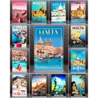 ราคา แม่เหล็กติดตู้เย็น ตัวอะครีลิค มอลต้า เช็ก 2×3 นิ้ว Acrylic Fridge Magnet Malta Souvenir set A1 2x3" (9367736596)