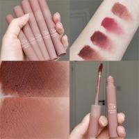 ราคา ลิปจีน velvet แพคเกจน่ารัก พร้อมส่ง‼️ ลิปโทนสีนู้ด ลิปสีคุณหนู ลิปแมทติดทน (8545259931)