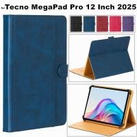 ราคา for TECNO MEGAPAD Mega Pad Pro 12 Inch 2025 Universal Case Multi-Angle Viewing Shockproof Tablet Flip Leather Stand Cover (50000974327)