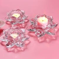 ราคา เชิงเทียน ดอกบัวแก้วใส่เทียนหอม/เทียนถ้วย/แก้วเนื้อหนา(ราคาต่อ 1 ชิ้น) พร้อมส่ง (29952559856)