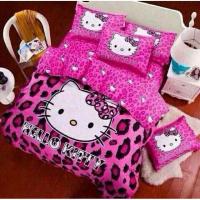 ราคา ผ้าห่มนวม+ชุดเครื่องนอนคิตตี้เสือ6ฟุต (2210808336)