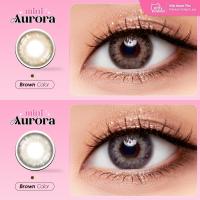 ราคา คอนแทคเลนส์(มินิ)Mini Aurora(Kitty Kawaii) สี : Brown / Gray รายเดือน มีค่าสายตา (26105665015)