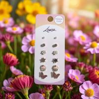 ราคา Lovisa ต่างหูแบบชุดทั้งหมด 6 คู่แบรนด์แท้ 100% (41714627848)