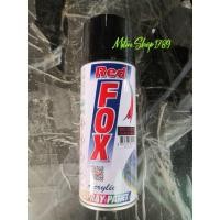 ราคา สีสเปรย์ สีดำด้าน FLAT BLACK NO.4(212) ยี่ห้อRed Fox สเปรย์ดำด้าน (23441842501)