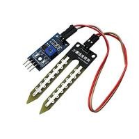 ราคา โมดูลเซ็นเซอร์ตรวจจับความชื้นในดิน Soil Moisture Detection Humidity Sensor Module (3843766753)