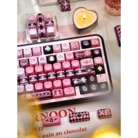 ราคา คาแรคเตอร์ผู้พิทักษ์ คีย์แคป สีชมพู สวยมากๆ Shugo Chara! keycap MAO profile 142keys (26387704462)