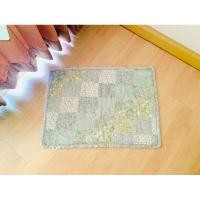 ราคา พรมเช็ดเท้า (ผืนใหญ่) ผ้าต่อสีเขียวลายวินเทจ มือสองขายตามสภาพ สินค้าญี่ปุ่น-เกาหลีแท้ (21676432298)