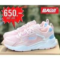 ราคา ⚡️ SALE รองเท้า BAOJI ลิขสิทธิ์แท้❗️บาโอจิ รุ่นผู้หญิง ใส่ออกกำลังกาย ลำลอง พื้นนุ่ม เบา ใส่สบาย สีชมพู (6197936633)