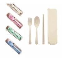 ราคา ชุดช้อนส้อมฟางข้าวสาลี (9830937920)