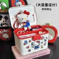 ราคา กล่องเก็บของตั้งโต๊ะการ์ตูนน่ารักที่เก็บของคู่ในครัวเรือนมินิขนาดเล็กโต๊ะหอพักนักเรียนความจุขนาดใหญ่892251218 (49303296388)