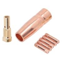 ราคา ❀On Sale❀Brass Contact Tip and Nozzle Set for Gasless For MIG Welder Compatibility❀ (24440196940)