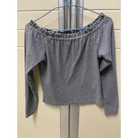 ราคา เสื้อยืดปาดไหล่ Pomelo size M (40310461579)