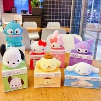 ราคา SANRIO โคมไฟตั้งโต๊ะ ซิลิโคน ลายการ์ตูน Hello Kitty Cinnamoroll สําหรับตกแต่งห้องนอนเด็ก (25721973459)