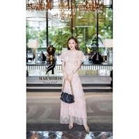 ราคา เดรสยาว เดรสงานปัก แขนระบายสวย ปักทั้งตัว งานป้าย marmoris (10042568152)
