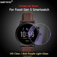 ราคา ฟิล์มกระจกนิรภัยกันรอยหน้าจอ 2.5D ป้องกันแสงสีม่วง สําหรับ Fossil Gen 5 5E Gen5 LTE Smartwatch 42 มม. 44 มม. Julianna Carlyle Garrett HR FTW6073 FTW4056 (17276166653)