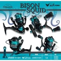 ราคา A01 BISON SQUID รอกสปิน(ตกหมึก) 2500S-H-DH แขนคู่ (41412348783)