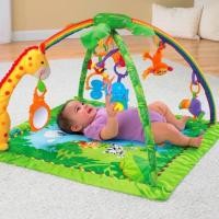 ราคา เพลยิม Fisher Price Rainforest Melodies & Lights Deluxe Gym มือ 2 (8012326838)