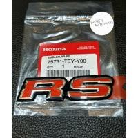 ราคา ของแท้ โลโก้ RS ด้านท้ายรถ สีแดง HONDA CIVIC FC FK JAZZ gk RS 2014-2020 (40308522634)