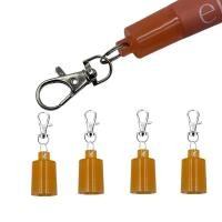 ราคา 4 Pcs Keychain Cap for e.l.f Lip Balm 0.21 oz,Portable Holder Keychain Caps Compatible with e.l.f 0.21 oz Lip Repair Tubes (Vanilla Frosting) (25697849180)