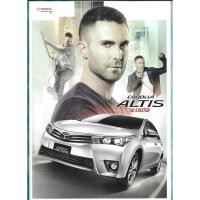ราคา โบรชัวร์รถยนต์ TOYOTA COROLLA ALTIS หน้าปก ADAM LEVINE (27234477170)