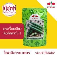 ราคา กระเจี๊ยบเขียว คิงส์สตาร์ เมล็ดพันธุ์ กระเจี๊ยบเขียว ลูกผสม ตรา ศรแดง บรรจุ 100 กรัม (40126088641)