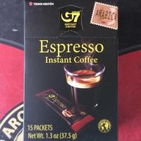 ราคา กาแฟสำเร็จรูปเอสเปรซโซ่ G7 บรรจุ15ซอง*2.5กรัม (2647761832)