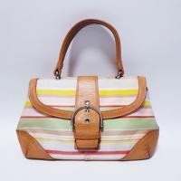 ราคา กระเป๋า Coach vintage Hamston Soho Striped วินเทจ สินค้ามือสอง✨ (23802968163)