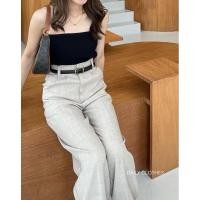 ราคา Wendy Pants/กางเกงทรงกระบอก/กางเกงขายาวเอวสูง (27054652403)