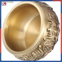 ราคา 1Pcs ชามทองเหลืองแบบโบราณสำหรับประดับบ้านห้องนั่งเล่นในเทศกาลฤดูใบไม้ผลิ ของขวัญสำหรับนักสะสม (28293746134)