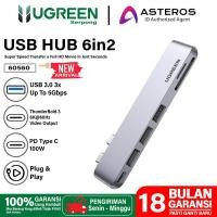 ราคา UGREEN อะแดปเตอร์ฮับ Macbook Multi Port Thunderbolt USB 3.0 SD TF 60560 (22678891769)