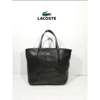 ราคา กระเป๋าLacoste หนังสีดำ (18803878590)